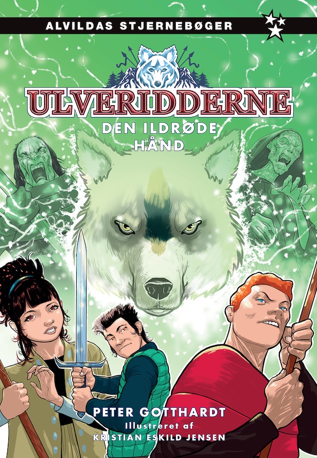 Okładka książki dla Ulveridderne 2: Den ildrøde hånd