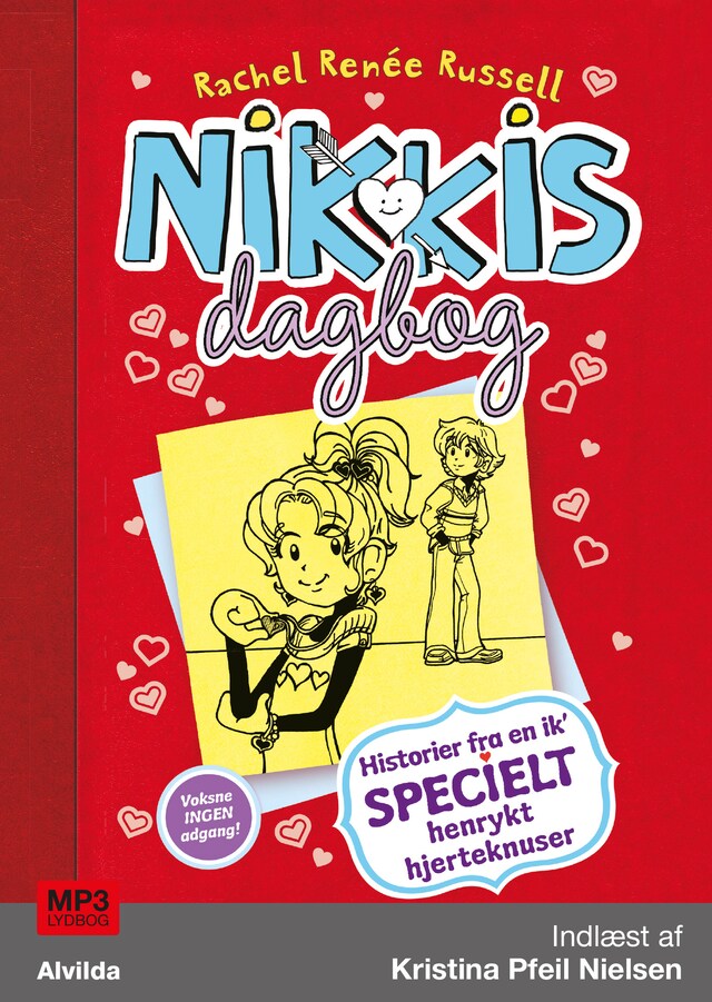 Buchcover für Nikkis dagbog 6: Historier fra en ik' specielt henrykt hjerteknuser