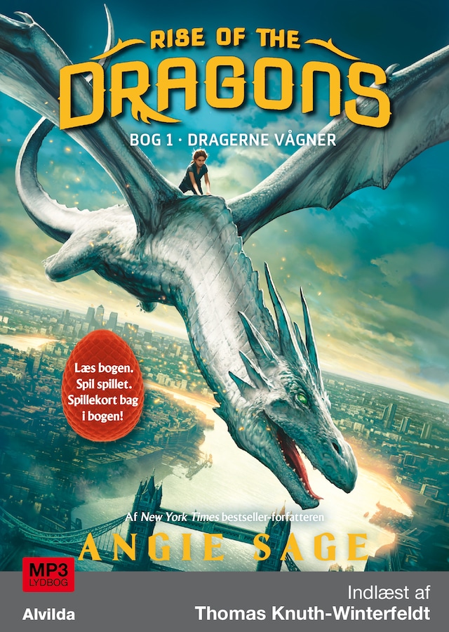 Book cover for Rise of the Dragons 1: Dragerne vågner