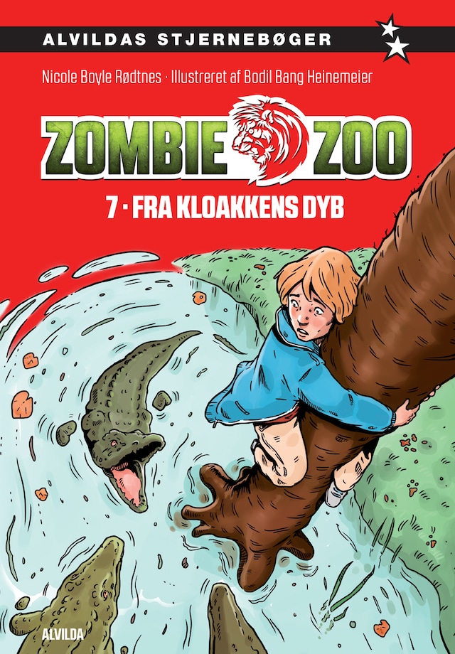 Book cover for Zombie zoo 7: Fra kloakkens dyb
