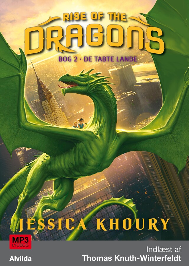 Portada de libro para Rise of the Dragons 2: De tabte lande