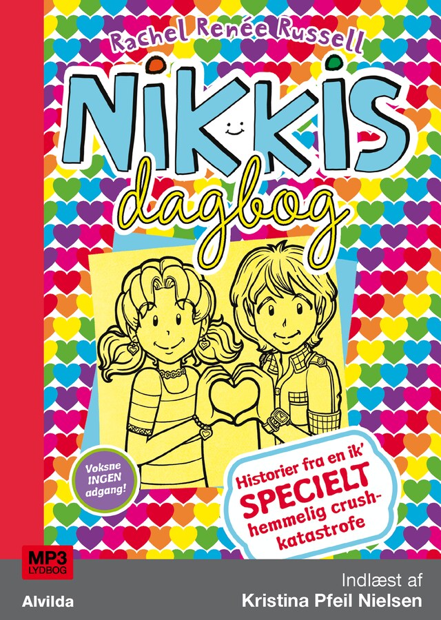 Buchcover für Nikkis dagbog 12: Historier fra en ik' specielt hemmelig crush-katastrofe