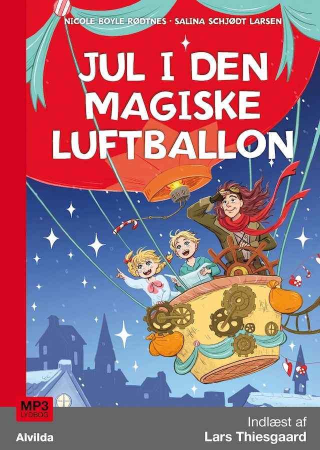 Kirjankansi teokselle Jul i den magiske luftballon