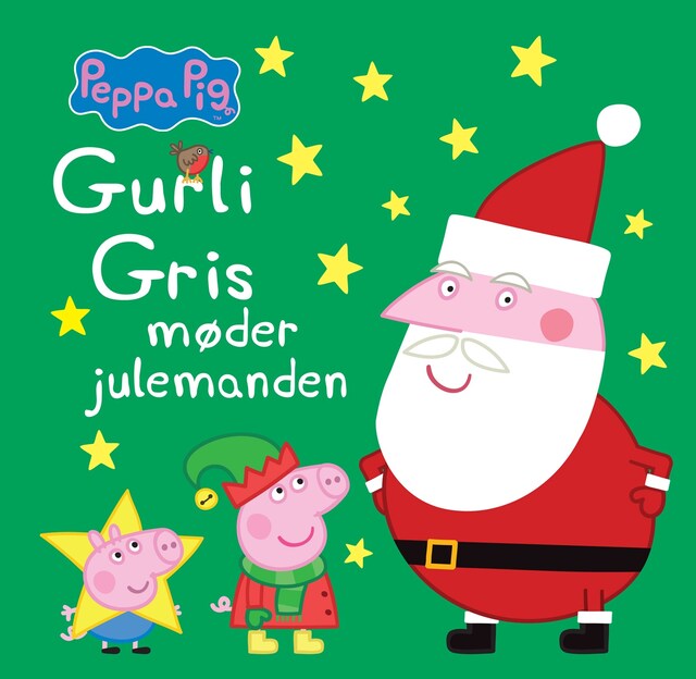 Portada de libro para Gurli Gris møder julemanden