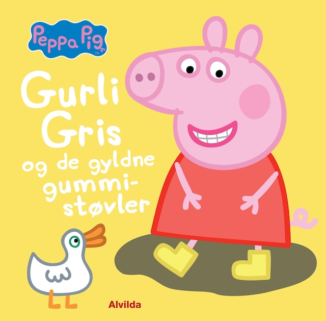 Copertina del libro per Gurli Gris og de gyldne gummistøvler