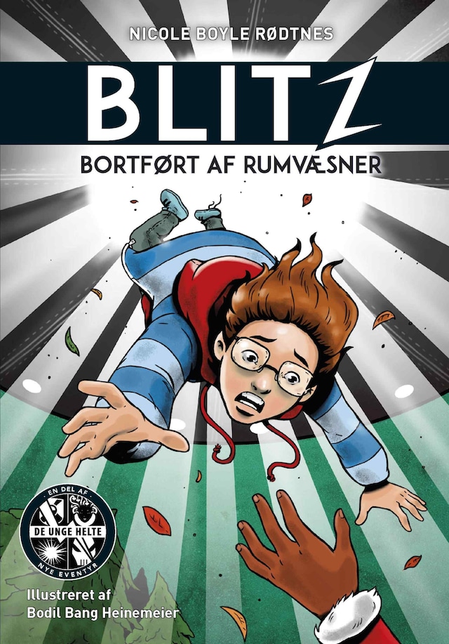 Boekomslag van Blitz 1: Bortført af rumvæsner
