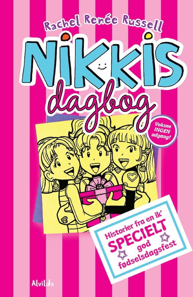 Boekomslag van Nikkis dagbog 13: Historier fra en ik’ specielt god fødselsdagsfest