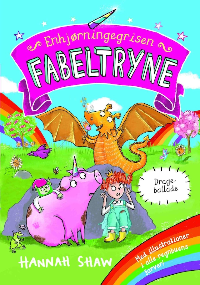 Book cover for Enhjørningegrisen Fabeltryne 2: Drageballade
