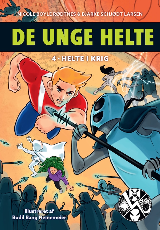 Book cover for De unge helte 4: Helte i krig