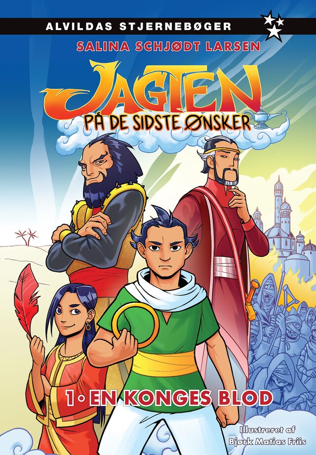 Book cover for Jagten på de sidste ønsker 1: En konges blod