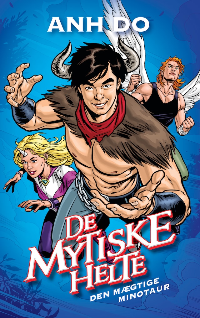 Book cover for De mytiske helte 2: Den mægtige minotaur