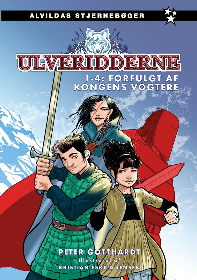 Book cover for Ulveridderne: Forfulgt af kongens vogtere (samlebind)