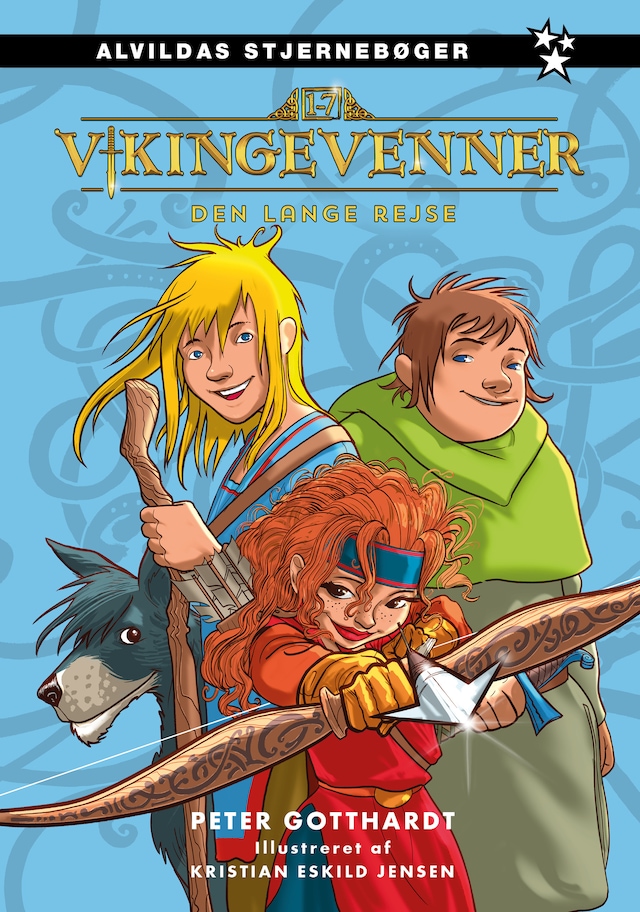 Bogomslag for Vikingevenner: Den lange rejse (samlebind)