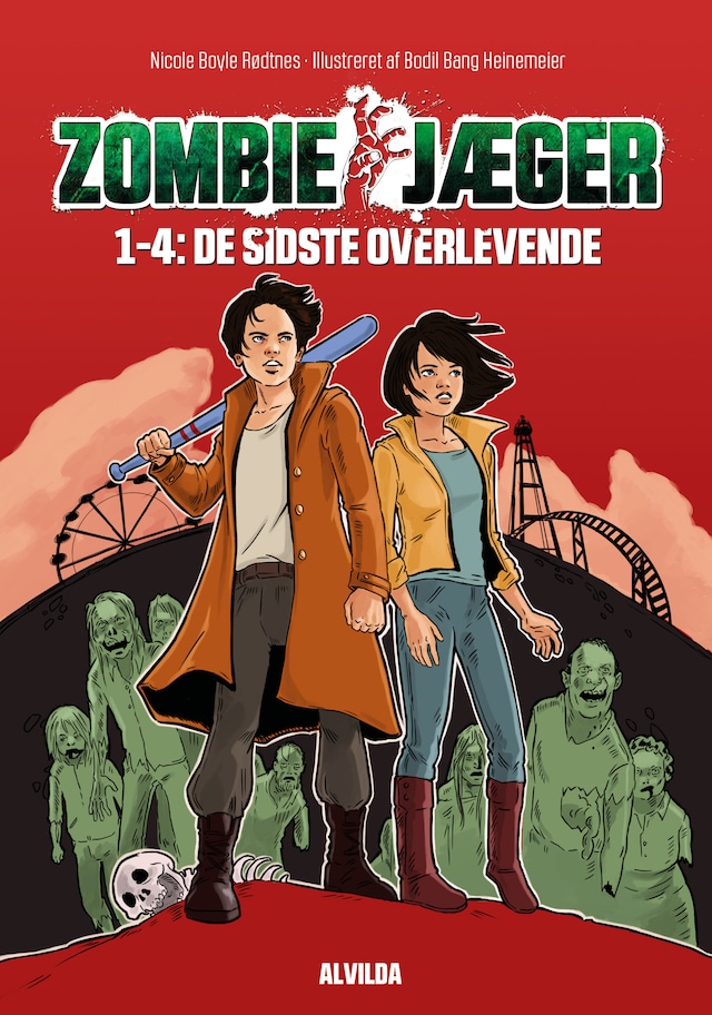 Book cover for Zombie-jæger: De sidste overlevende (samlebind 1)
