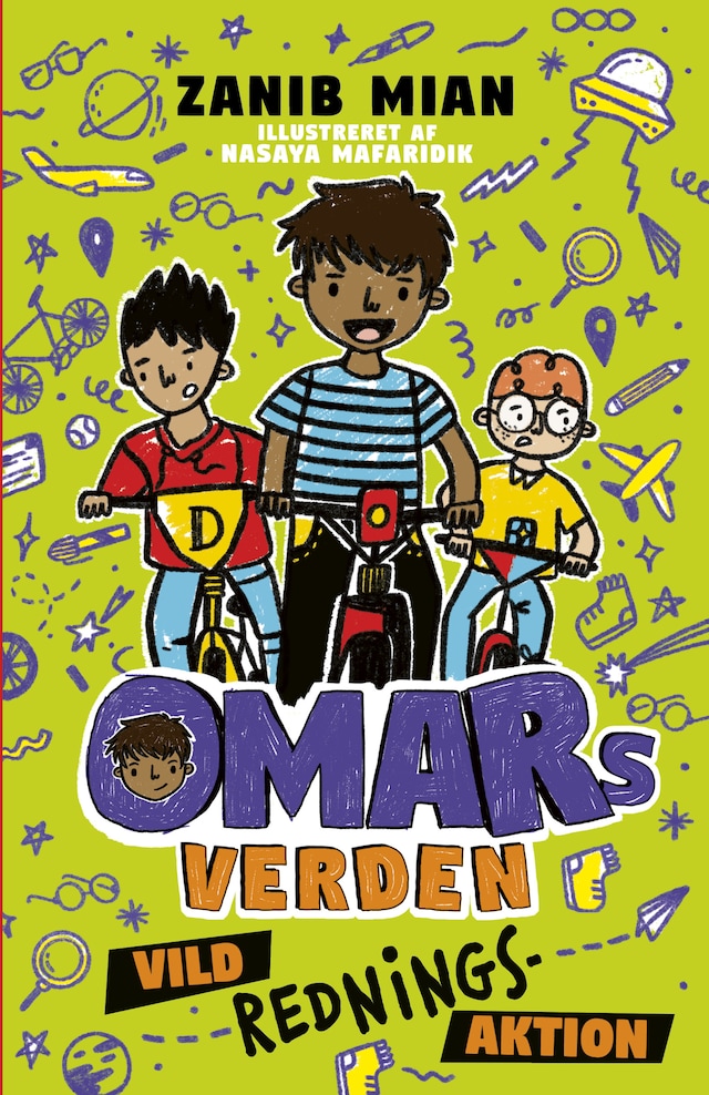 Boekomslag van Omars verden 3: Vild redningsaktion
