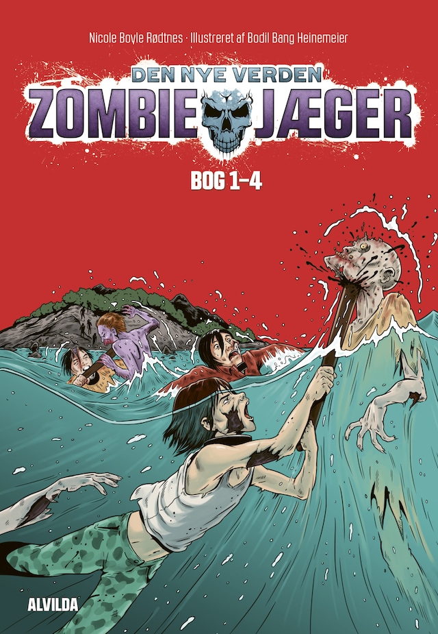Book cover for Zombie-jæger - Den nye verden (samlebind)