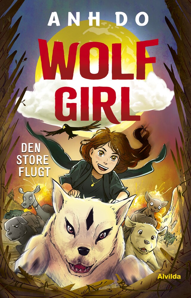 Book cover for Wolf Girl 2: Den store flugt