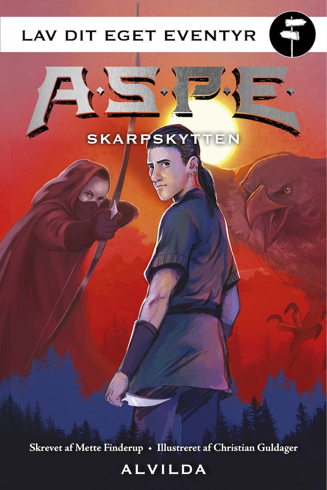 Book cover for A.S.P.E. - Lav dit eget eventyr: Skarpskytten