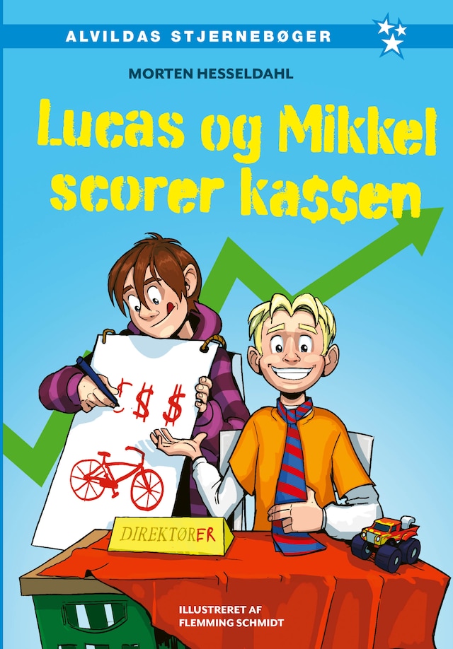 Okładka książki dla Lucas og Mikkel scorer kassen