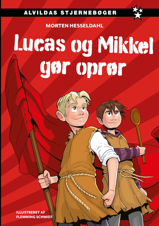 Book cover for Lucas og Mikkel gør oprør