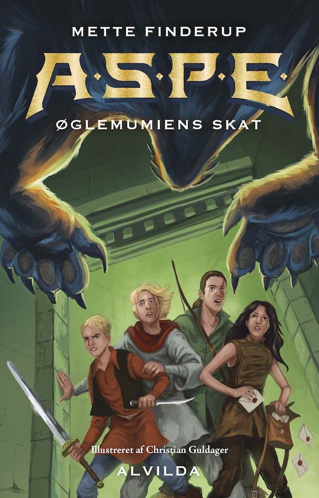 Book cover for A.S.P.E. 11: Øglemumiens skat