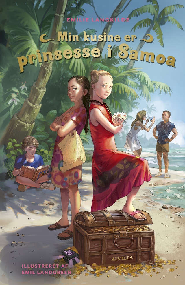 Book cover for Min kusine er prinsesse i Samoa