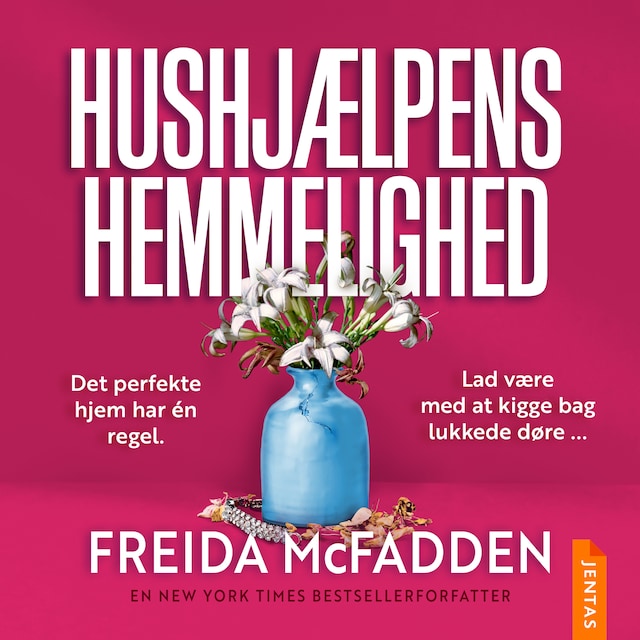 Buchcover für Hushjælpens hemmelighed