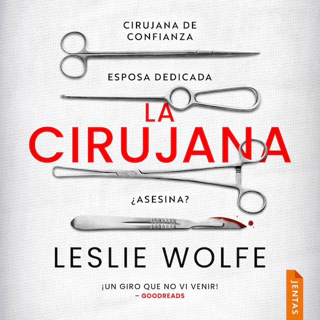 Book cover for La cirujana