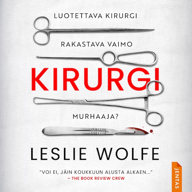 Kirjankansi teokselle Kirurgi