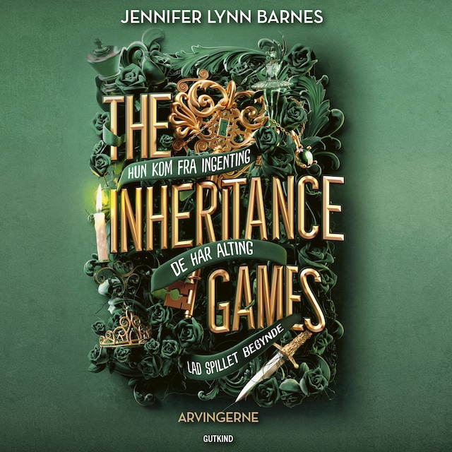 Couverture de livre pour The Inheritance Games - Arvingerne