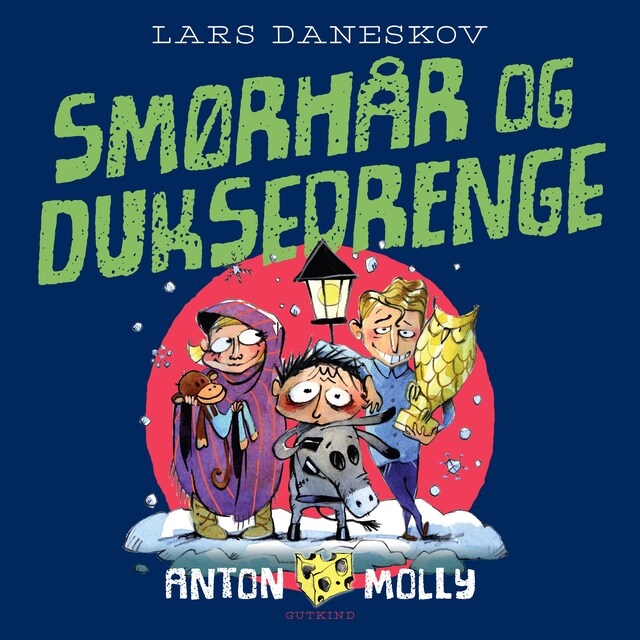 Buchcover für Anton & Molly. Smørhår og duksedrenge