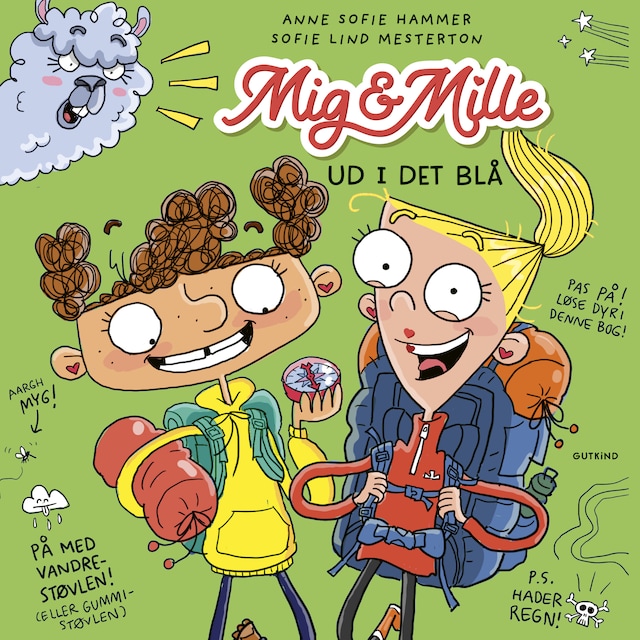 Couverture de livre pour Mig & Mille - Ud i det blå