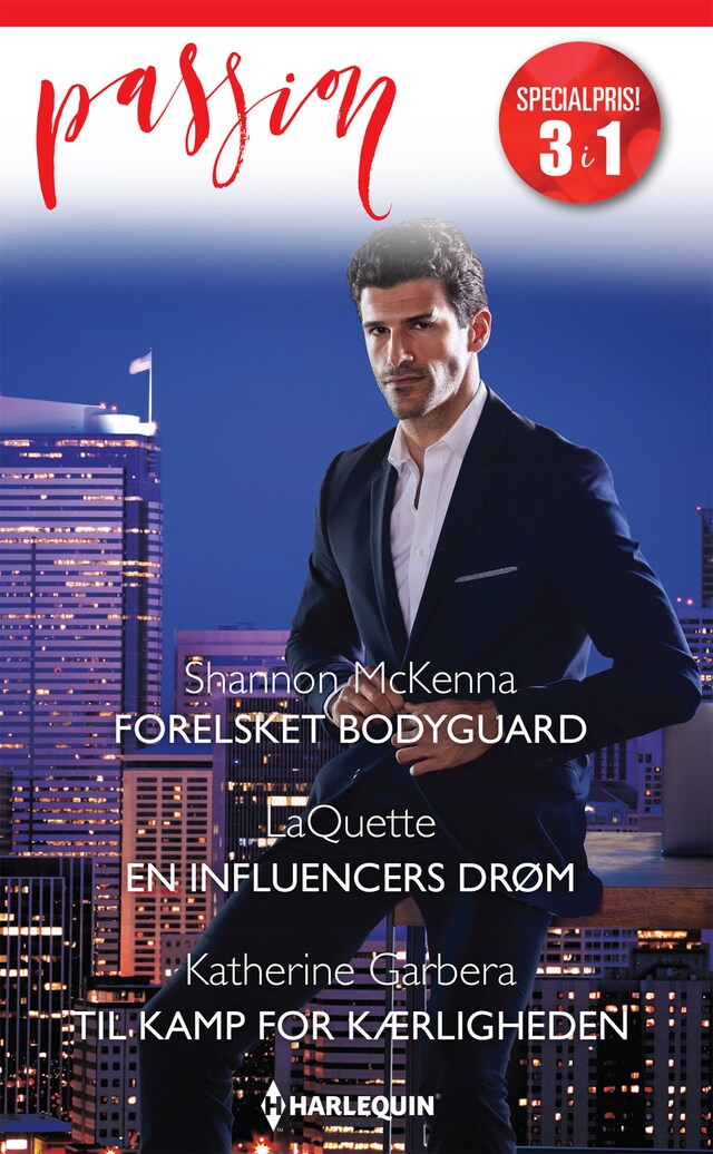 Buchcover für Forelsket bodyguard / En influencers drøm  / Til kamp for kærligheden