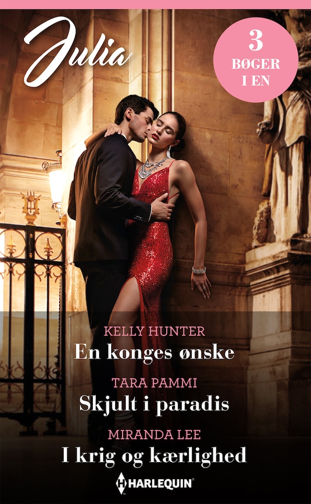 Book cover for En konges ønske / Skjult i paradis /  I krig og kærlighed