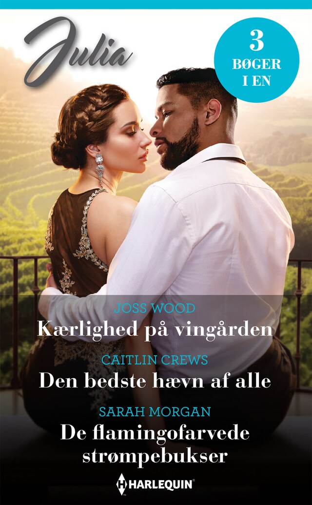 Book cover for Kærlighed på vingården / Den bedste hævn af alle / De flamingofarvede strømpebukser