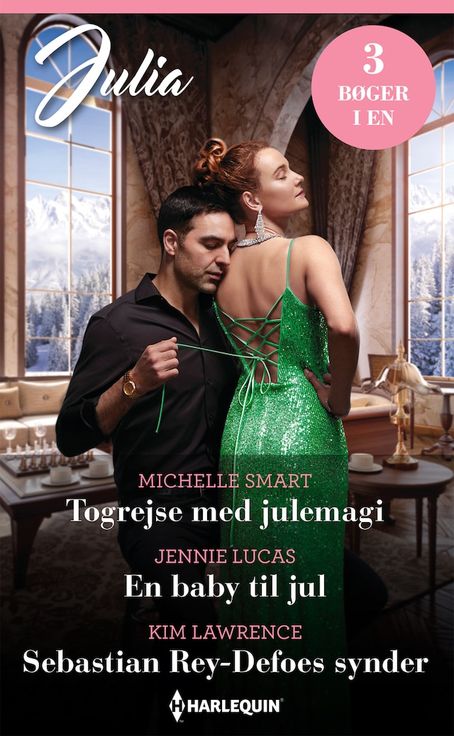 Book cover for Togrejse med julemagi  / En baby til jul  / Sebastian Rey-Defoes synder
