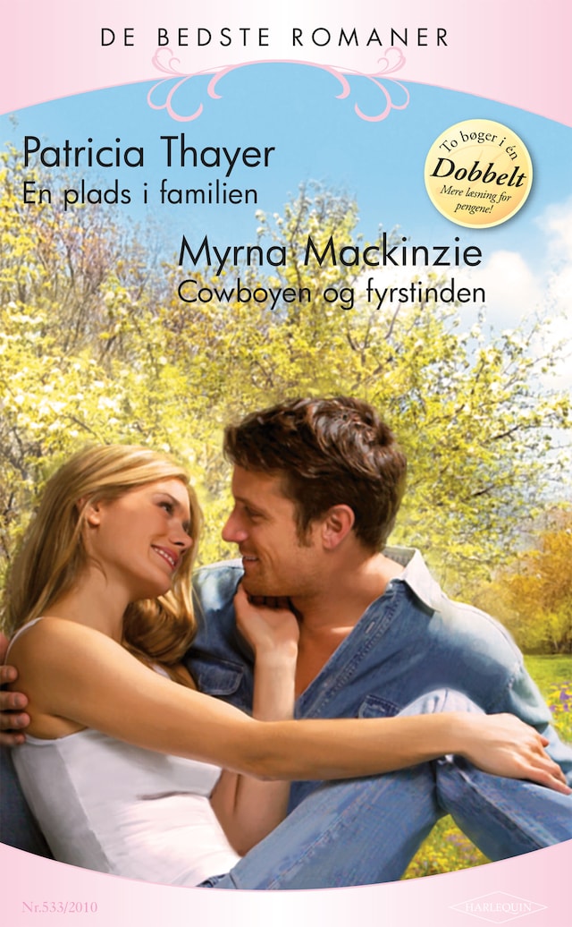 Book cover for En plads i familien / Cowboyen og fyrstinden