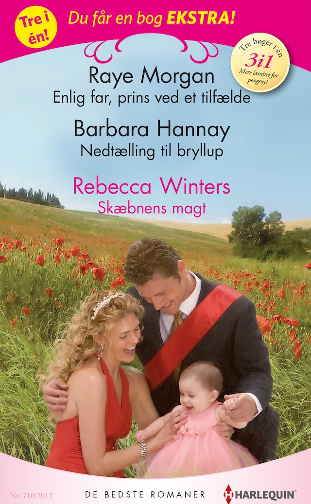 Book cover for Enlig far, prins ved et tilfælde / Nedtælling til bryllup / Skæbnens magt