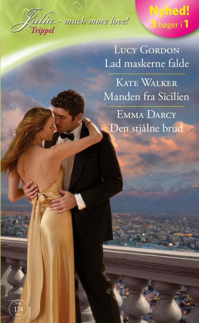 Copertina del libro per Lad maskerne / Manden fra Sicilien / Den stjålne brud