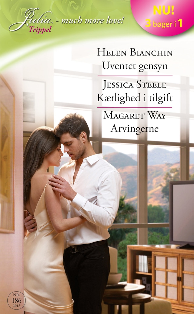 Copertina del libro per Uventet gensyn / Kærlighed i tilgift / Arvingerne