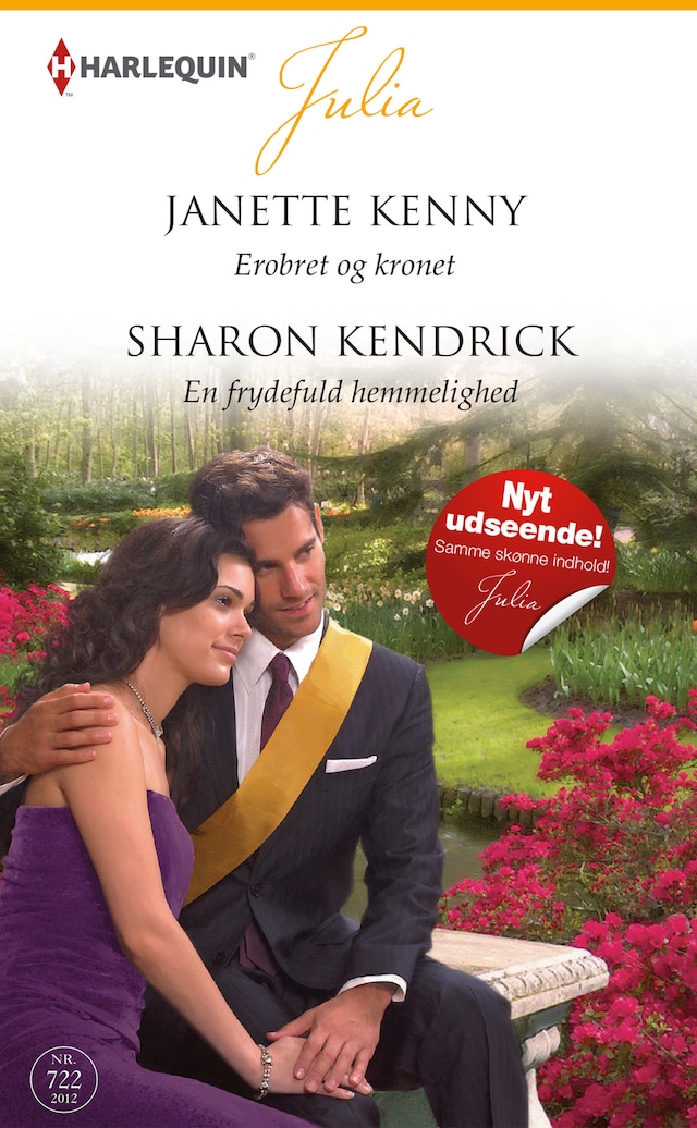 Copertina del libro per Erobret og kronet / En frydefuld hemmelighed