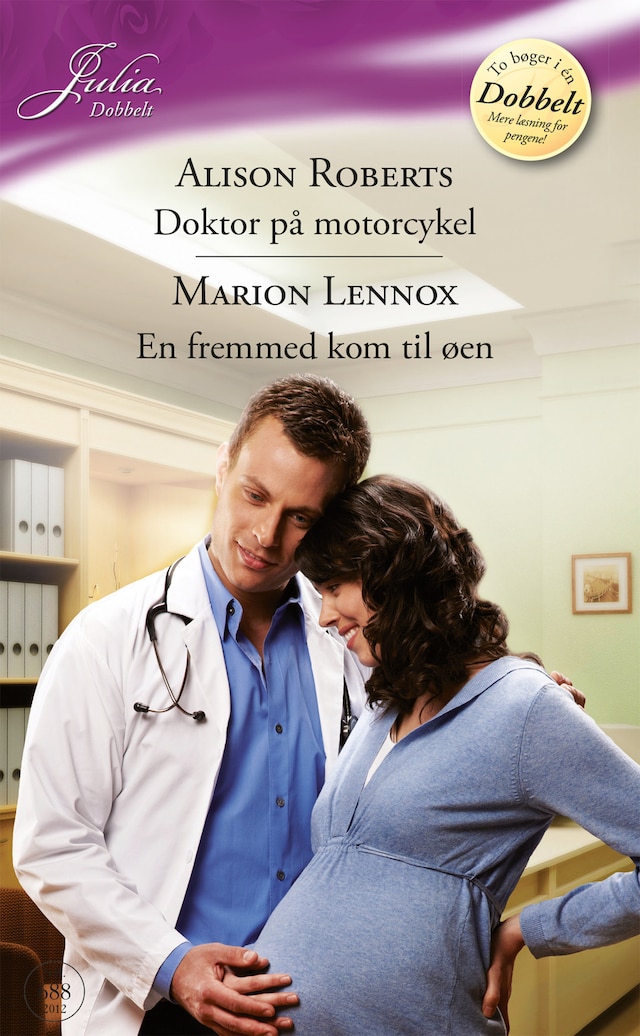 Buchcover für Doktor på motorcykel / En fremmed kom til øen