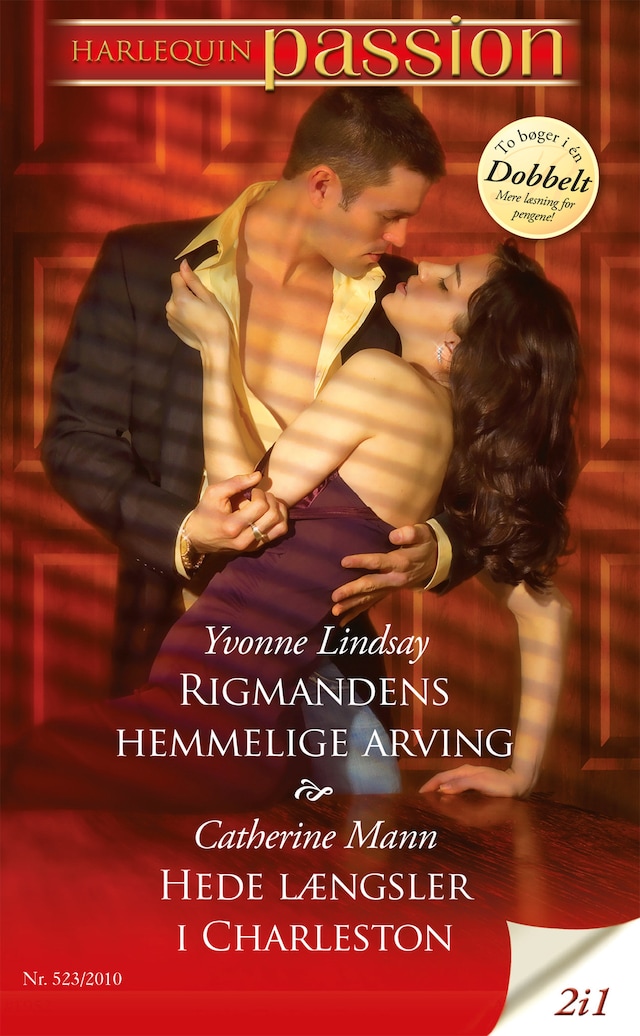 Okładka książki dla Rigmandens hemmelige arving / Hede længsler i Charleston
