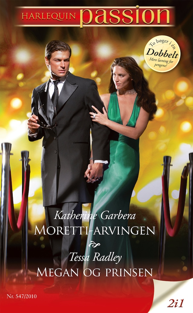 Book cover for Moretti-arvingen / Megan og prinsen