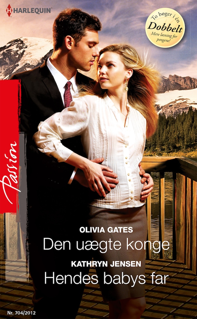 Book cover for Den uægte konge / Hendes babys far