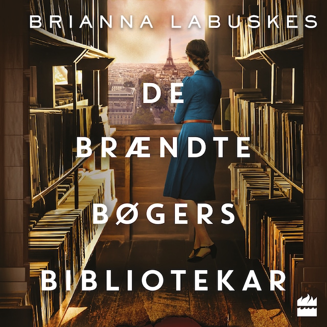 Book cover for De brændte bøgers bibliotekar