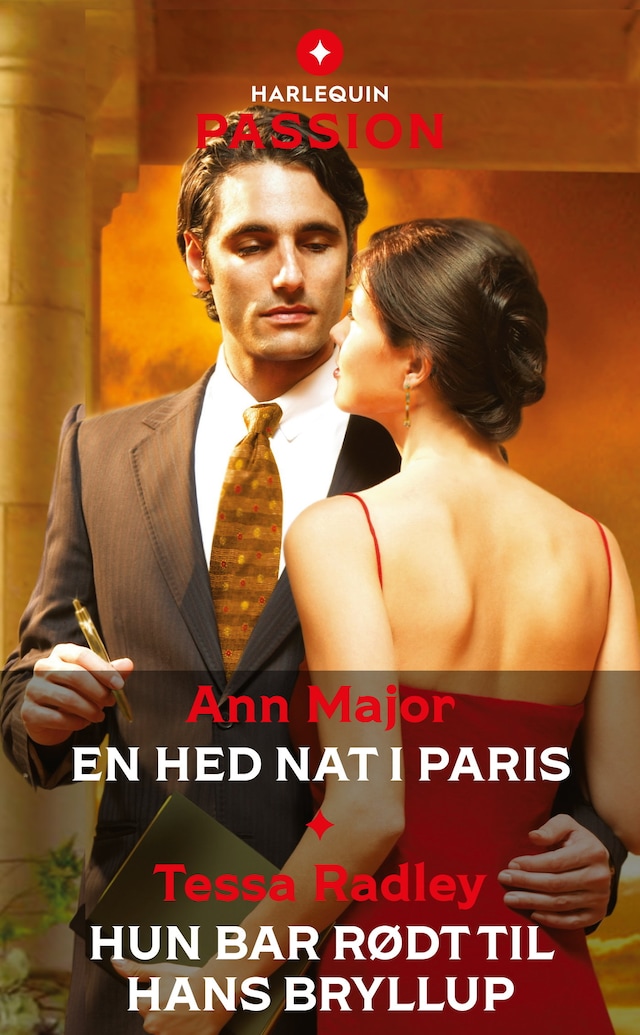 Book cover for En hed nat i Paris / Hun bar rødt til hans bryllup