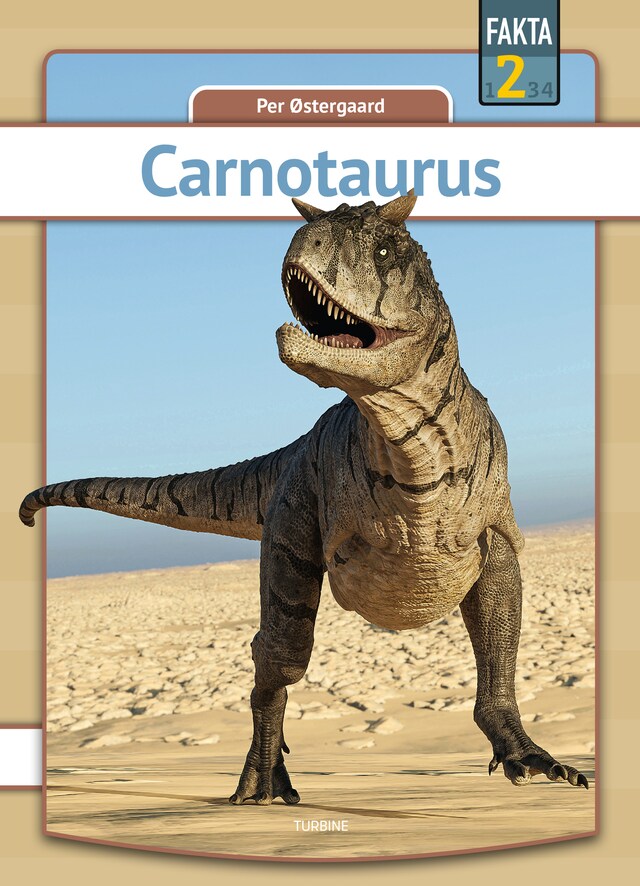 Copertina del libro per Carnotaurus