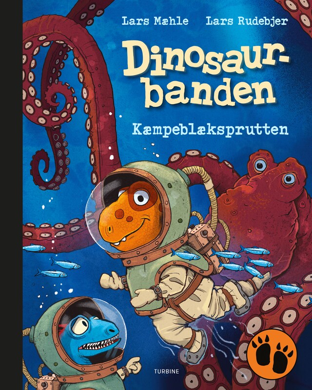 Portada de libro para Dinosaurbanden - Kæmpeblæksprutten