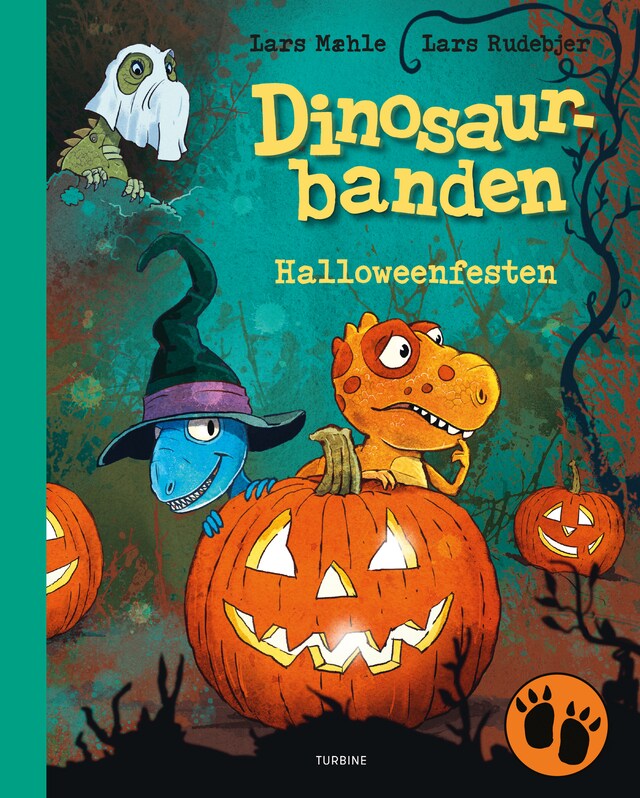 Buchcover für Dinosaurbanden - Halloweenfesten